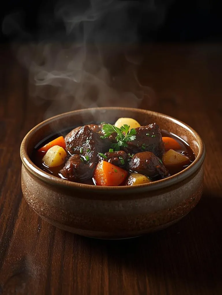 Mushroom Guinness Beef Stew