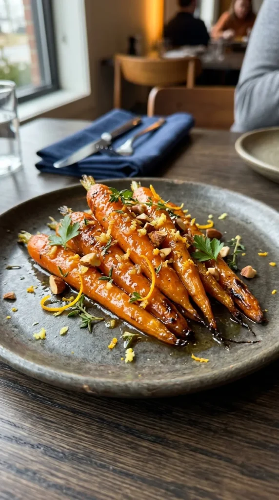 Orange Ginger Glazed Carrots