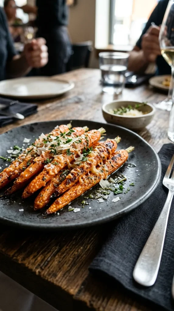 Parmesan Herb Roasted Carrots Easter Honey Butter Glazed Carrots