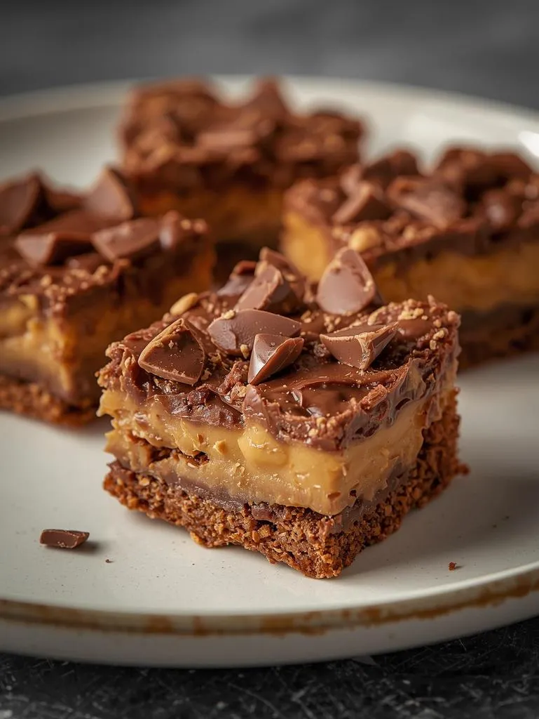 Peanut Butter Cup Surprise Bars