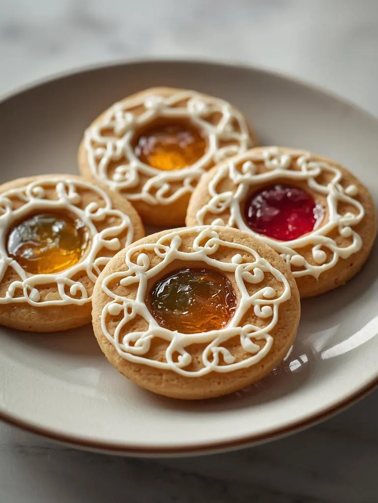 Royal Icing Stained Glass Cookies