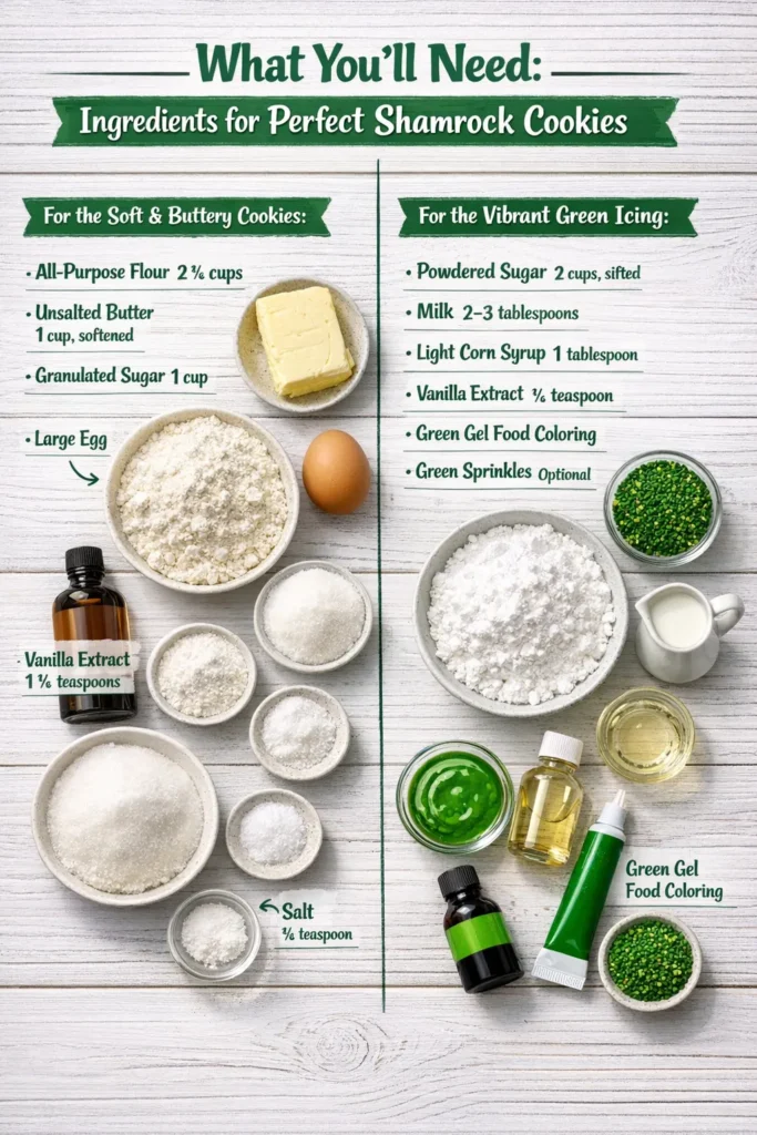 Shamrock Cookie Ingredients For Success