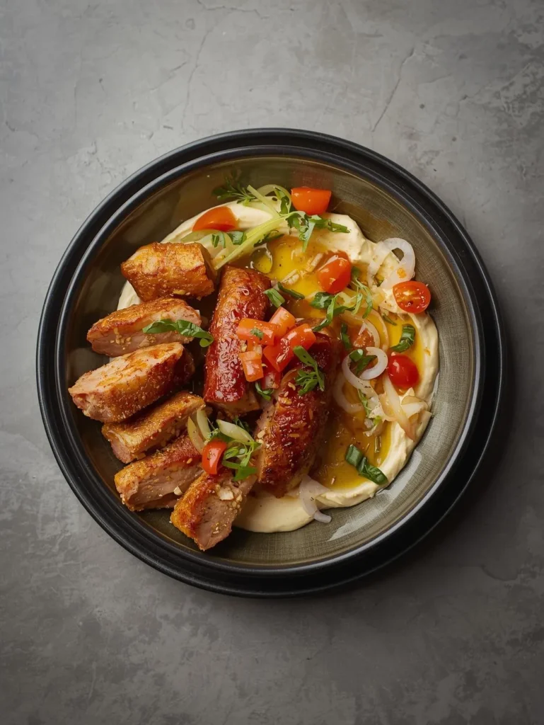 Shawarma Hummus Bowl