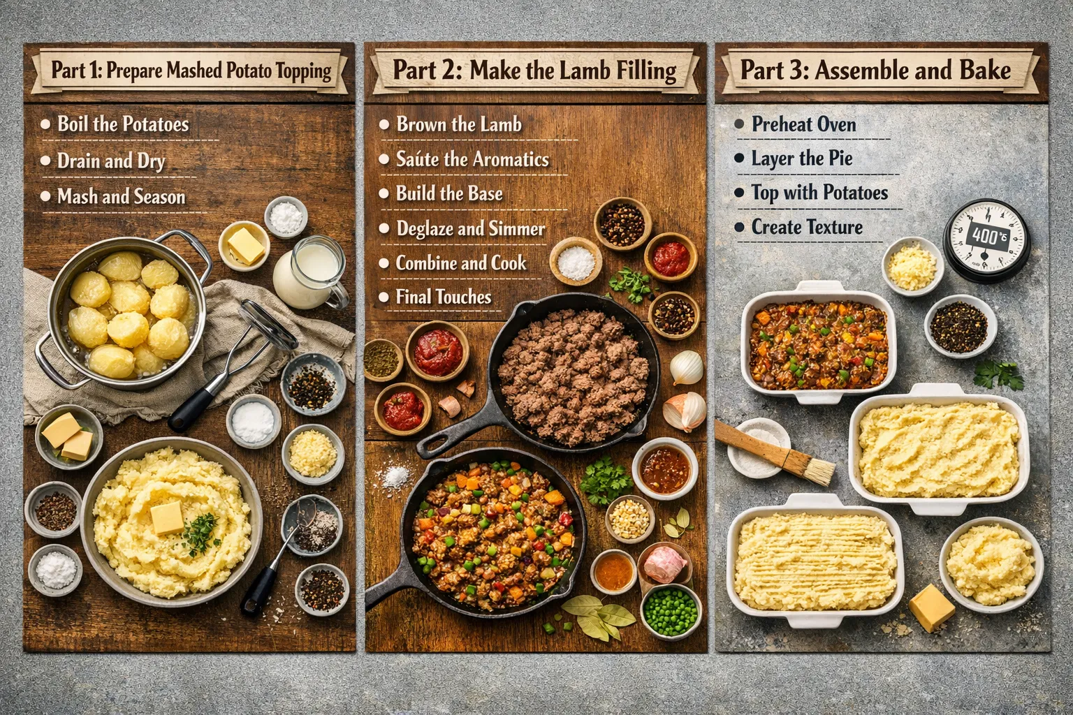 Shepherds Pie Preparation Guide
