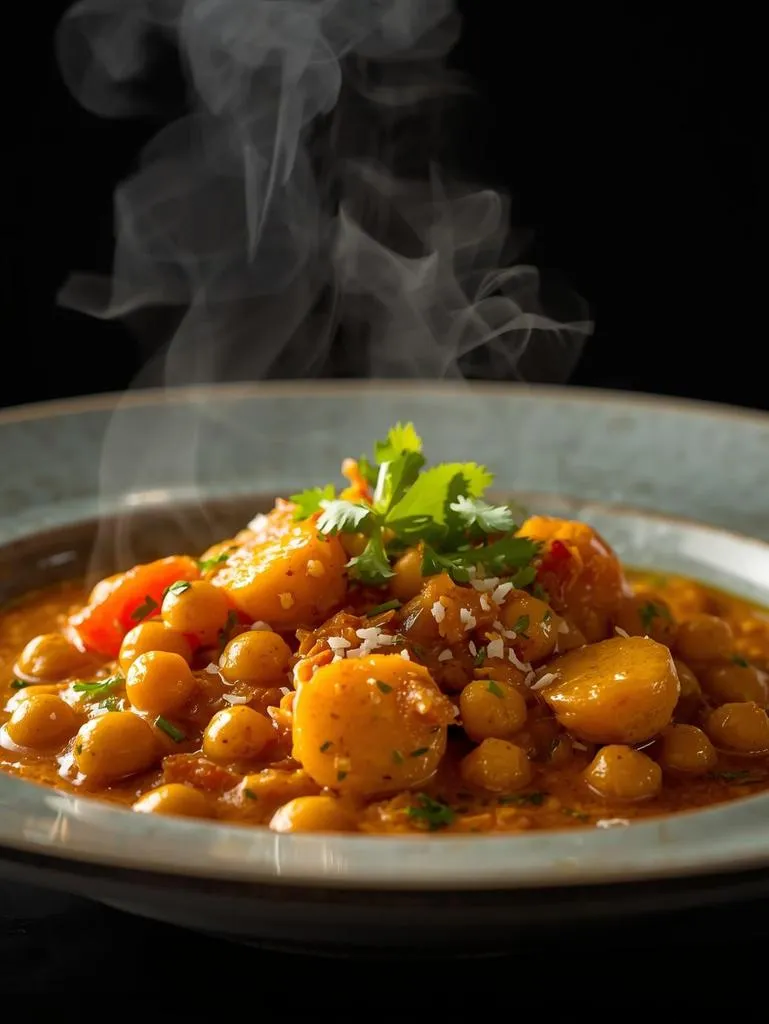 Slow Cooker Coconut Curry Chickpea Coconut Curry Chickpea