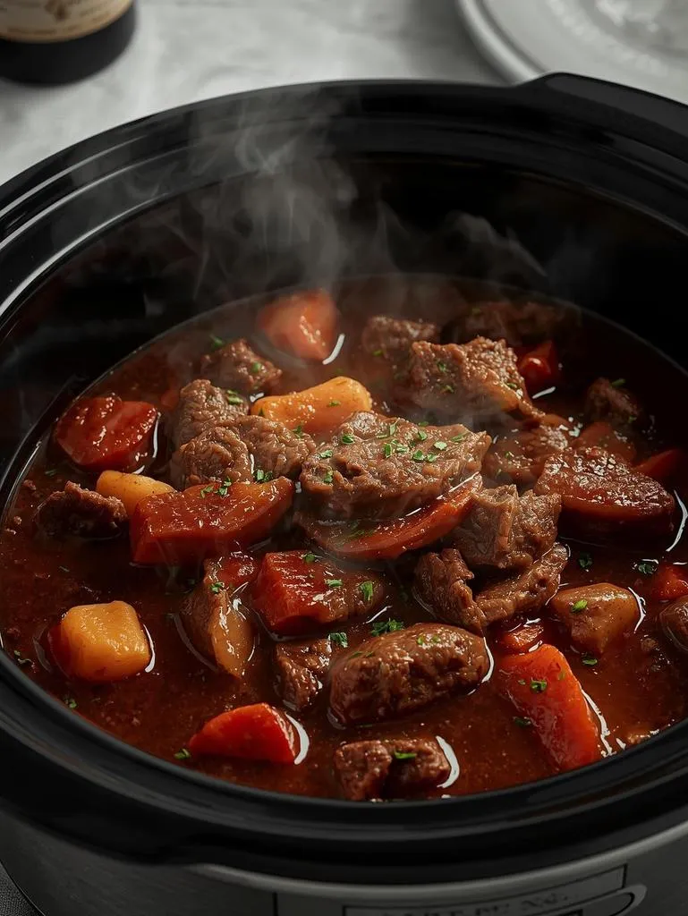 Slow Cooker Guinness Beef Stew