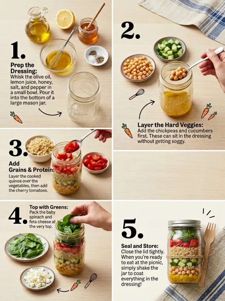 Step By Step Healthy Spring Picnic Food Inspiration