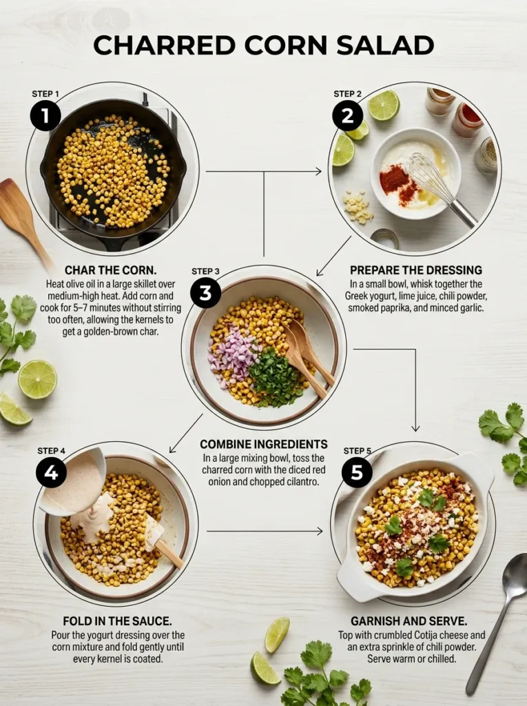 Step By Step Ihealthy Mexican Street Corn Salad