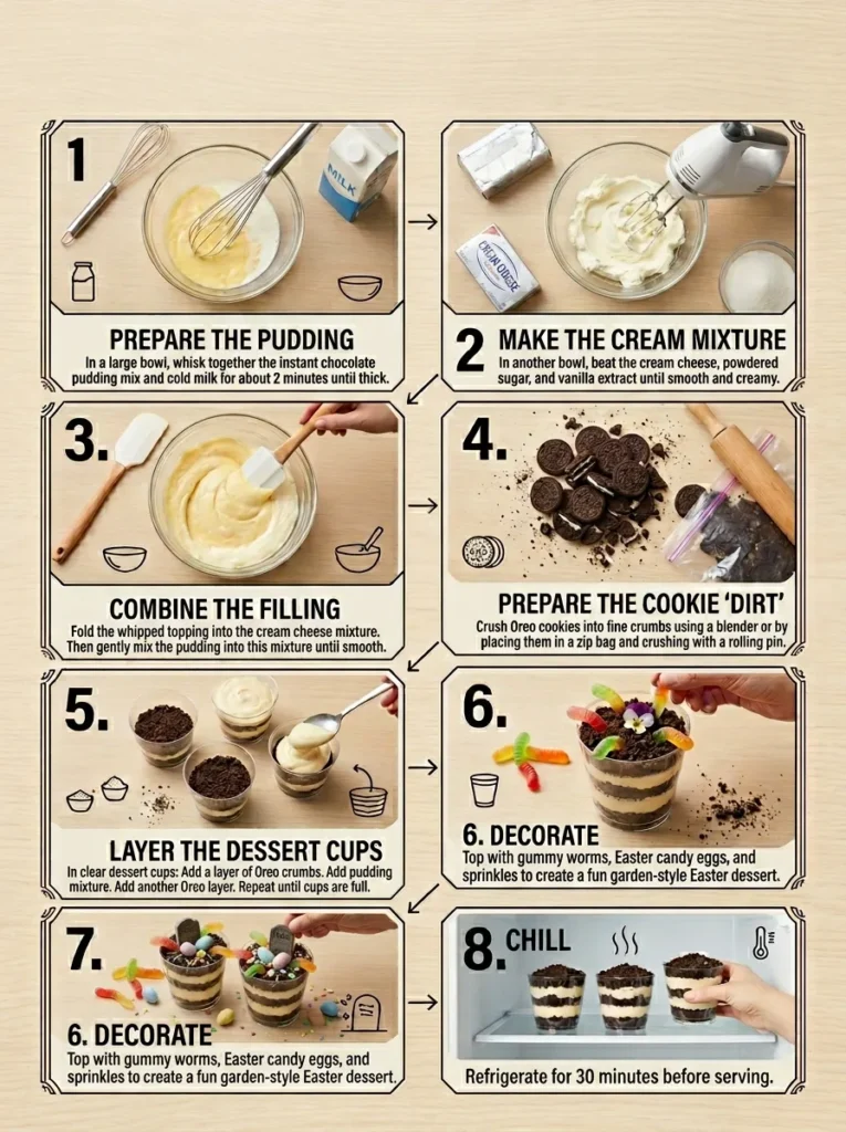Step By Step Instructions Easter Dirt