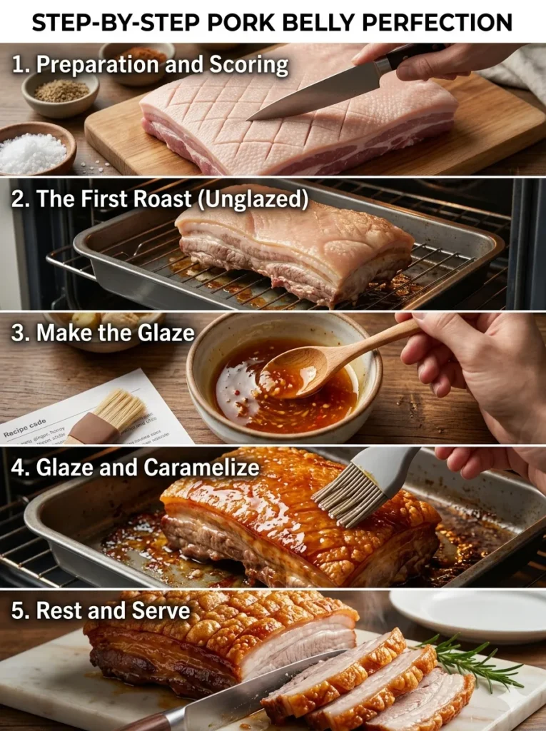 Step By Step Instructions Easter Honey Glazed Ham
