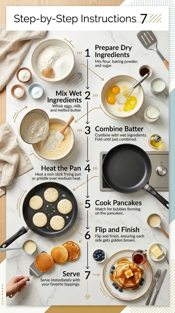 Step By Step Instructions Easter Lemon Ricotta Pancakes
