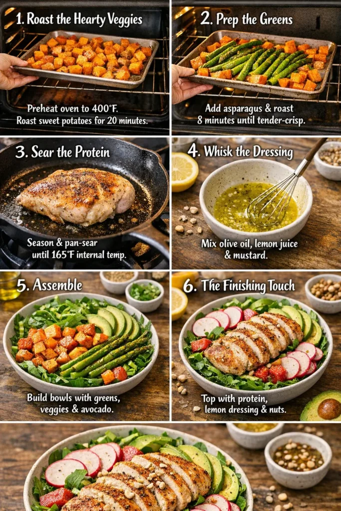 Step By Step Instructions Healthy Paleo Spring Harvest Bowl