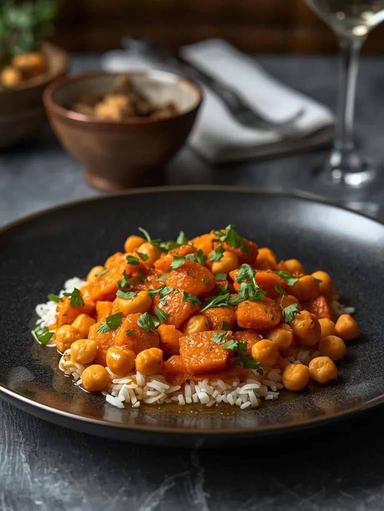 Sweet Potato Coconut Curry Chickpea Coconut Curry Chickpea
