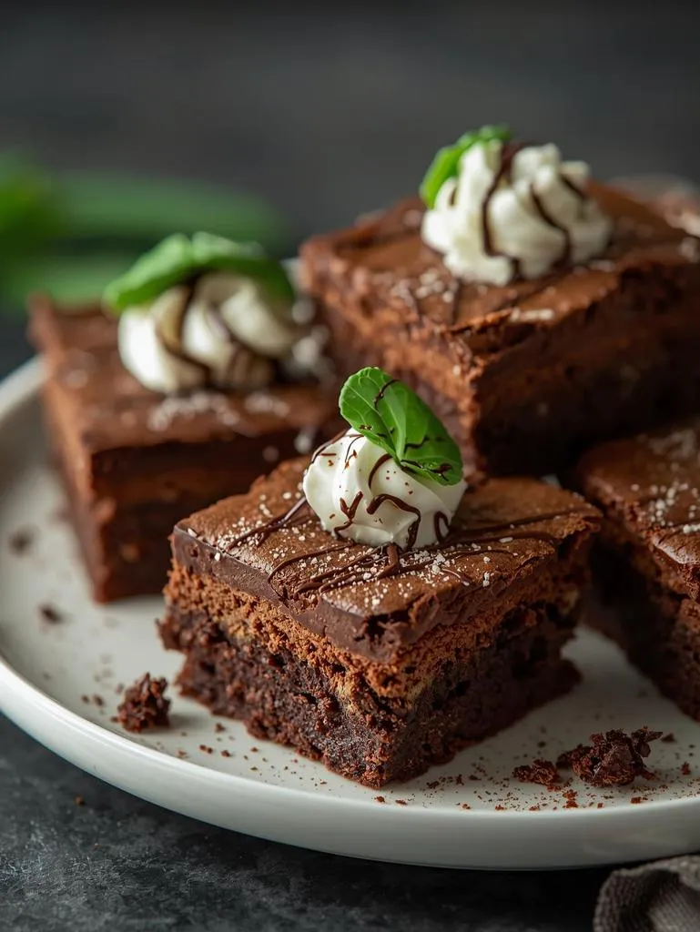 Thin Mint Crunch Brownies Mint Chocolate Brownies