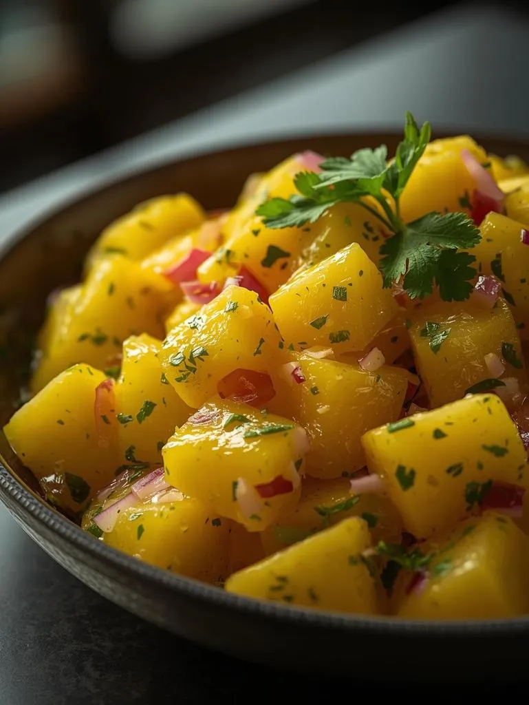 Tropical Pineapple Mango Salsa