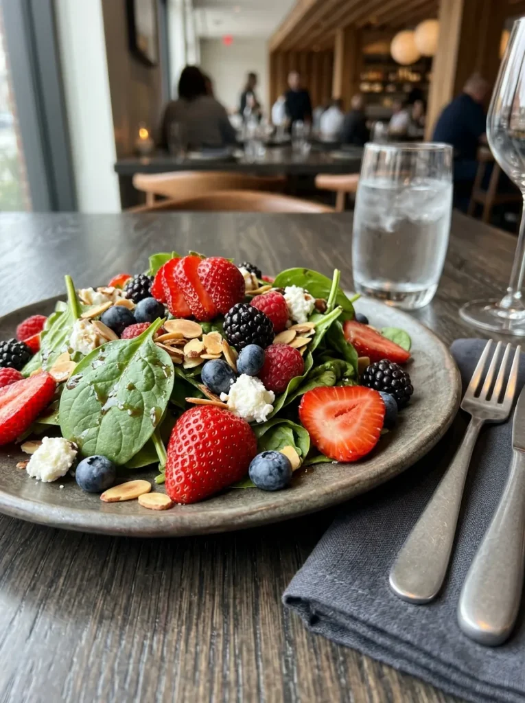 Variation Top Strawberry Spinach Salad Wait Berry Medley