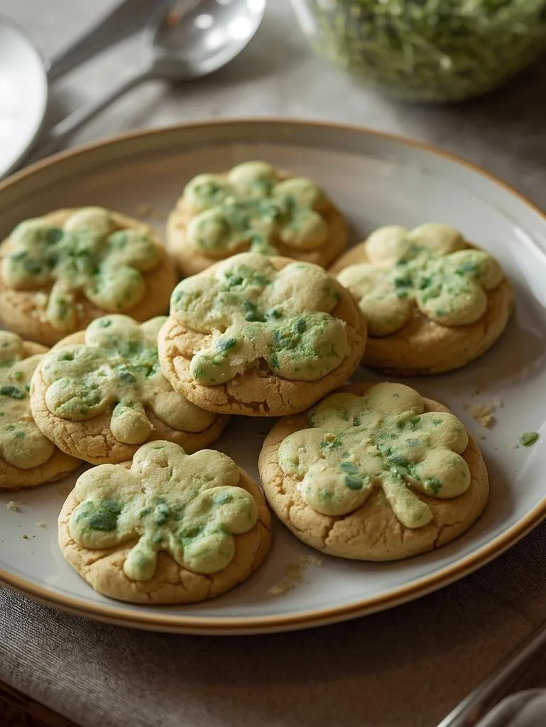 Vegan Shamrock Cookies
