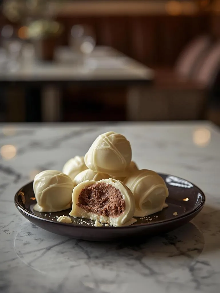 White Chocolate Baileys Truffles