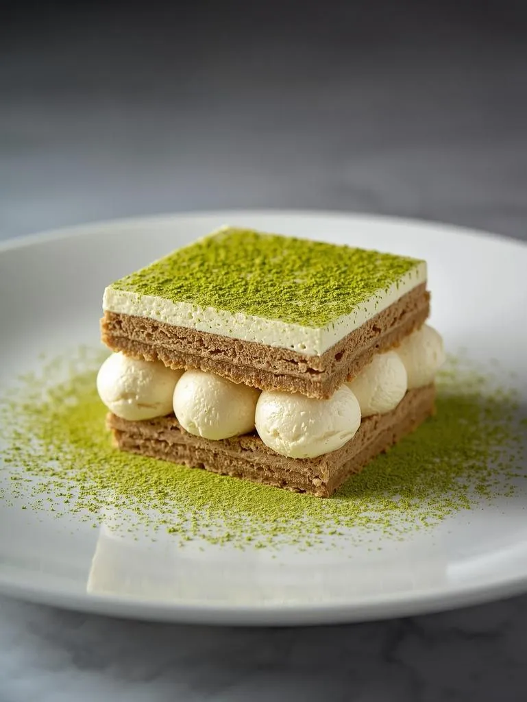 White Chocolate Matcha Tiramisu