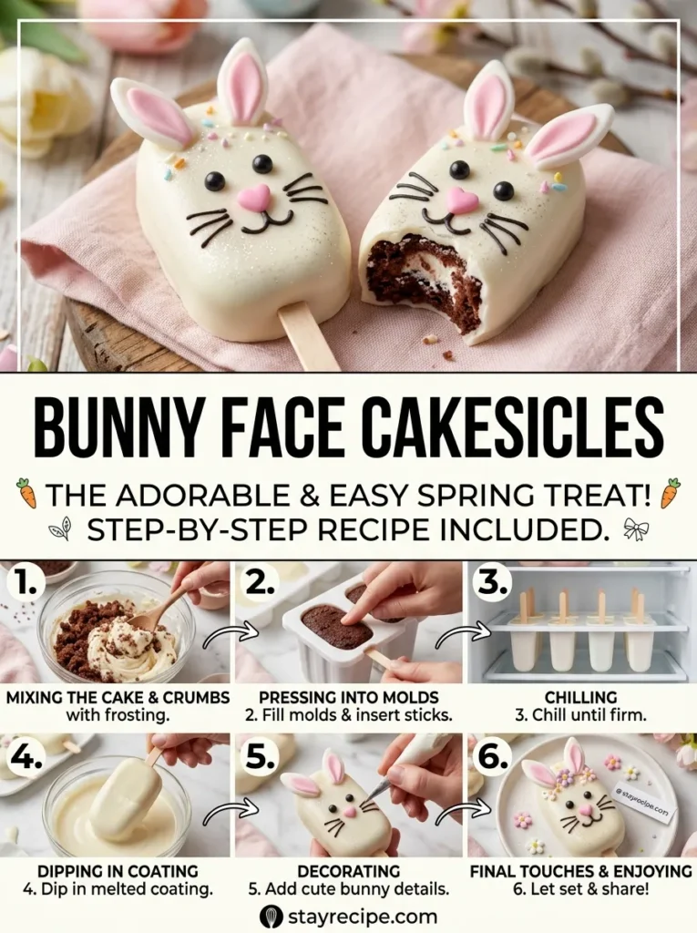 1  Bunny Face Cakesicles