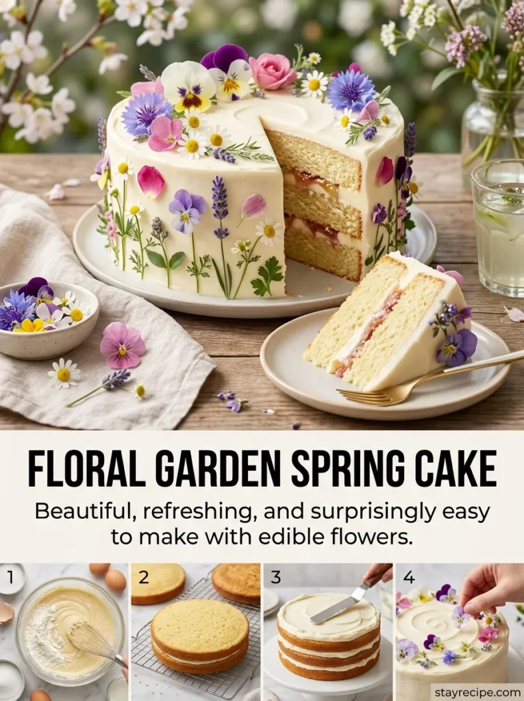 1 Floral Garden Spring Cake