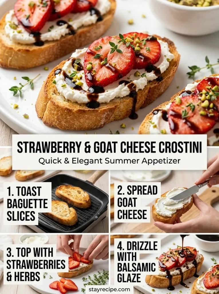 1  Strawberry Goat Cheese Crostini