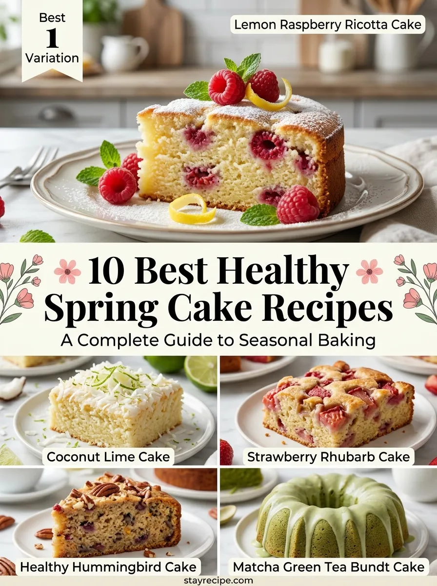 10 Best Healthy Spring Cake Recipes: A Complete Guide to Seasonal Baking