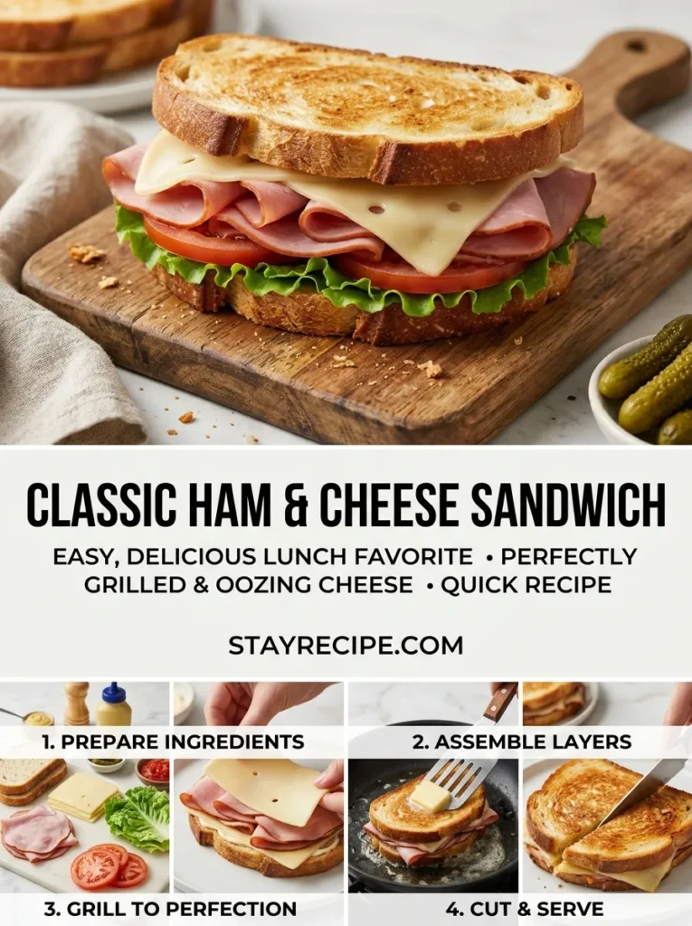 10  Classic Ham Cheese Sandwich