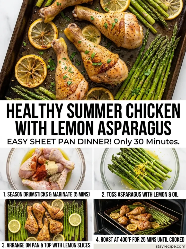 10  Healthy Summer Chicken With Lemon Asparagus Sheet Pan Summer Chicken Recipes