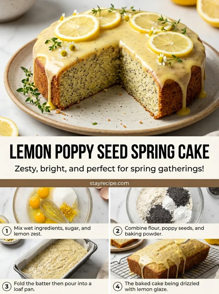 10 Lemon Poppy Seed Spring Cake