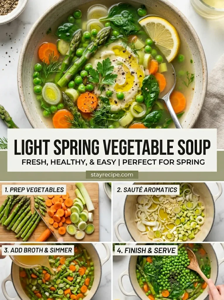 10 Light Spring Vegetable Soup
