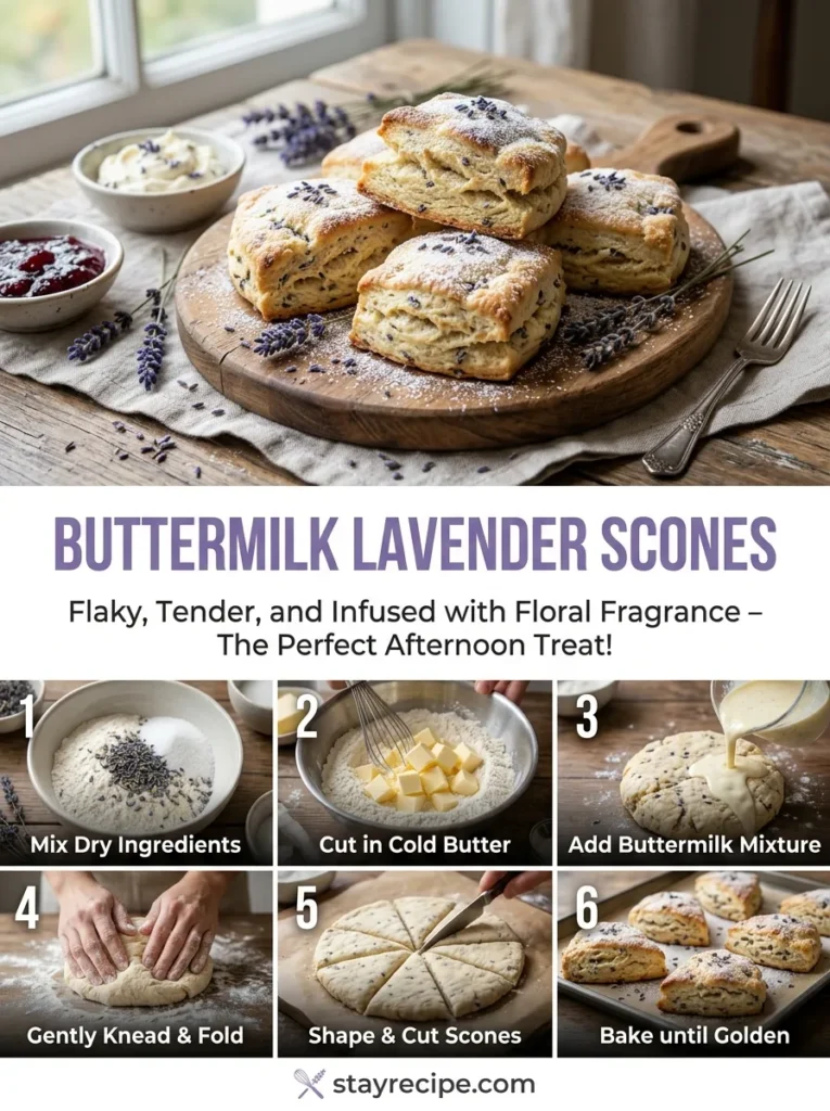 2 Buttermilk Lavender Scones