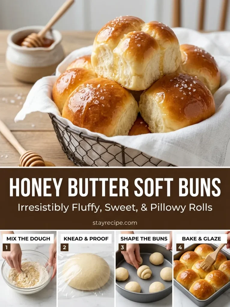 2 Honey Butter Soft Buns