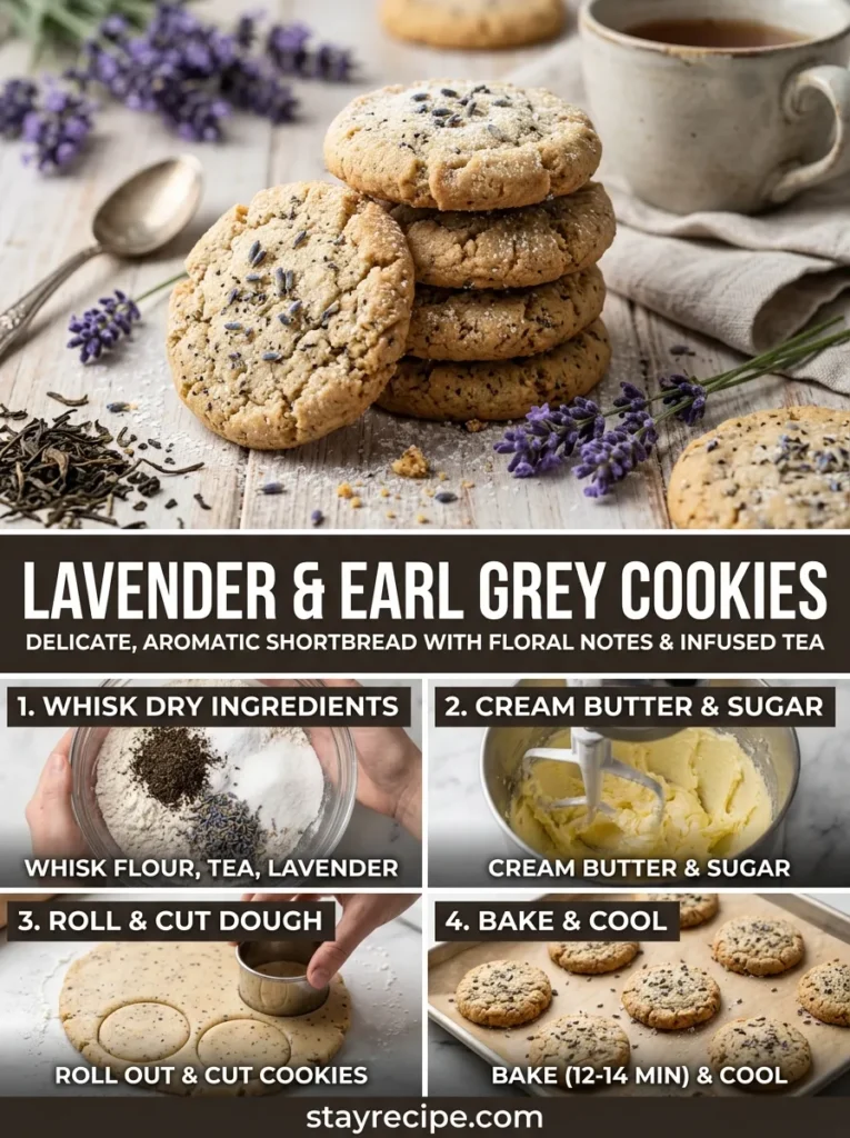 2  Lavender Earl Grey Cookies