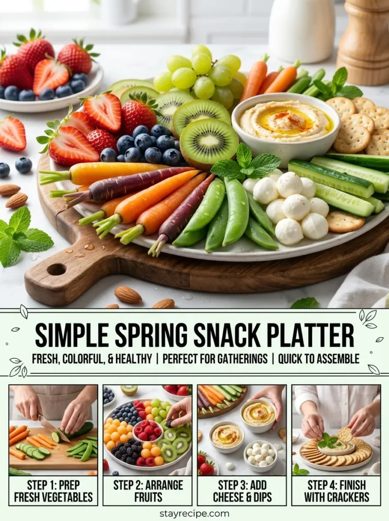 2  Simple Spring Snack Platter