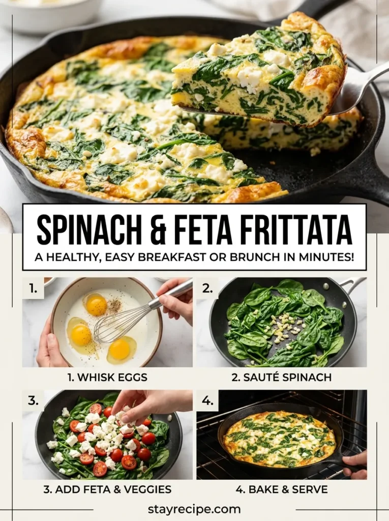 2 Spinach Feta Frittata