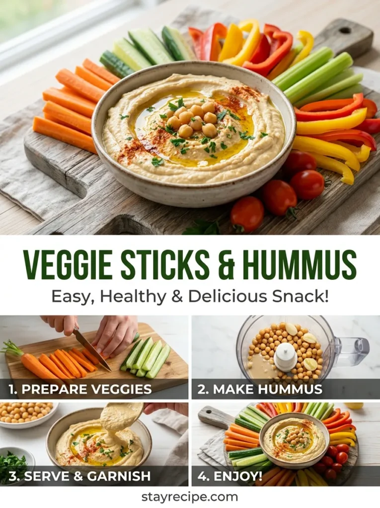 2  Veggie Sticks Hummus