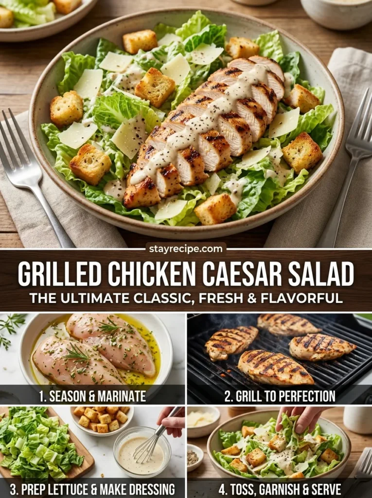 3  Grilled Chicken Caesar Salad