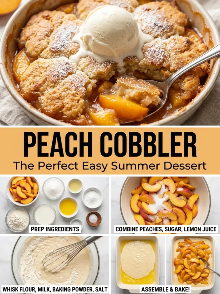 3  Peach Cobbler