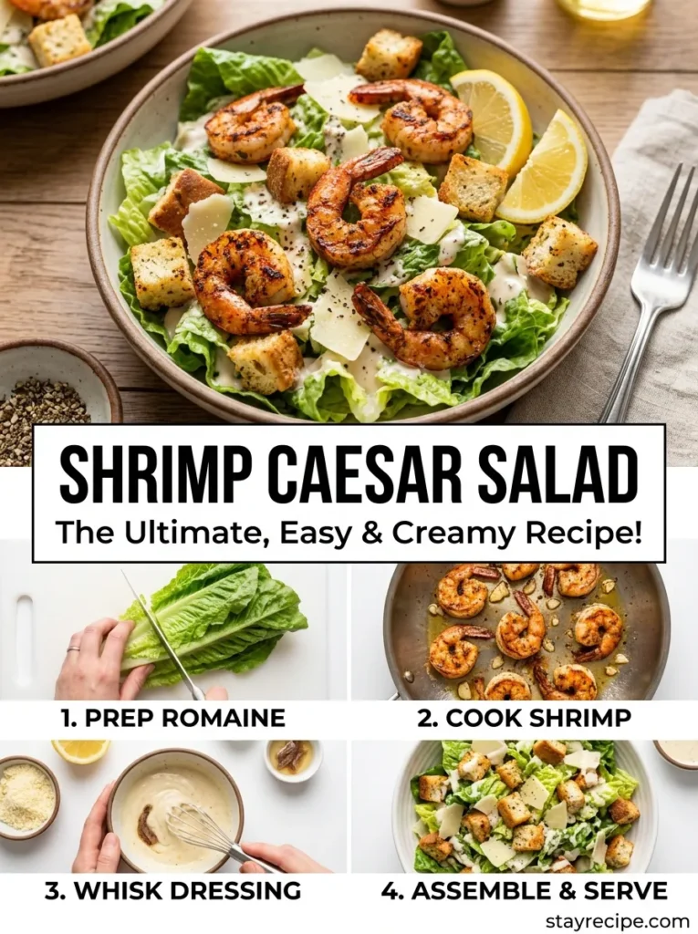4  Shrimp Caesar Salad