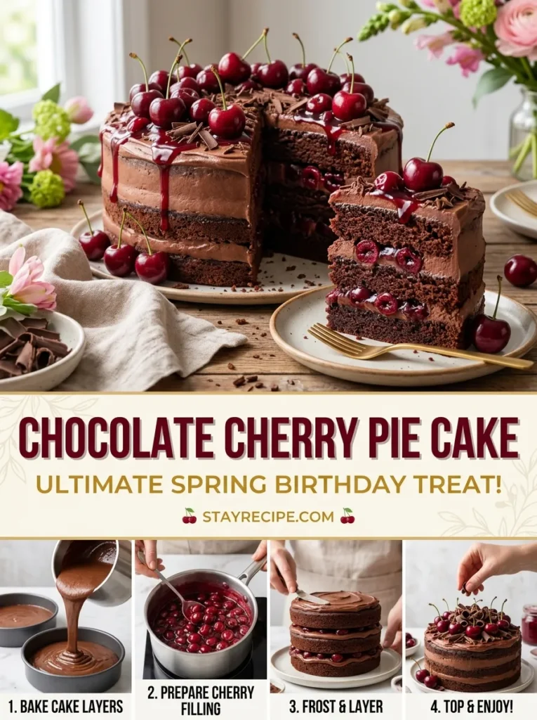 5  Chocolate Cherry Pie Cake