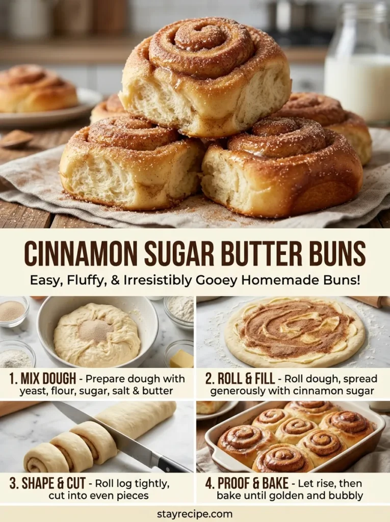 5 Cinnamon Sugar Butter Buns