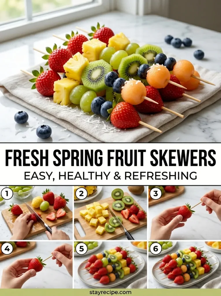 5  Fresh Spring Fruit Skewers