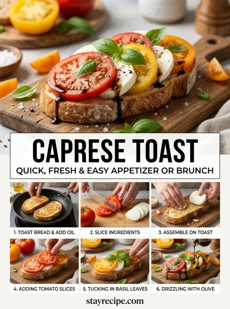 6 Caprese Toast