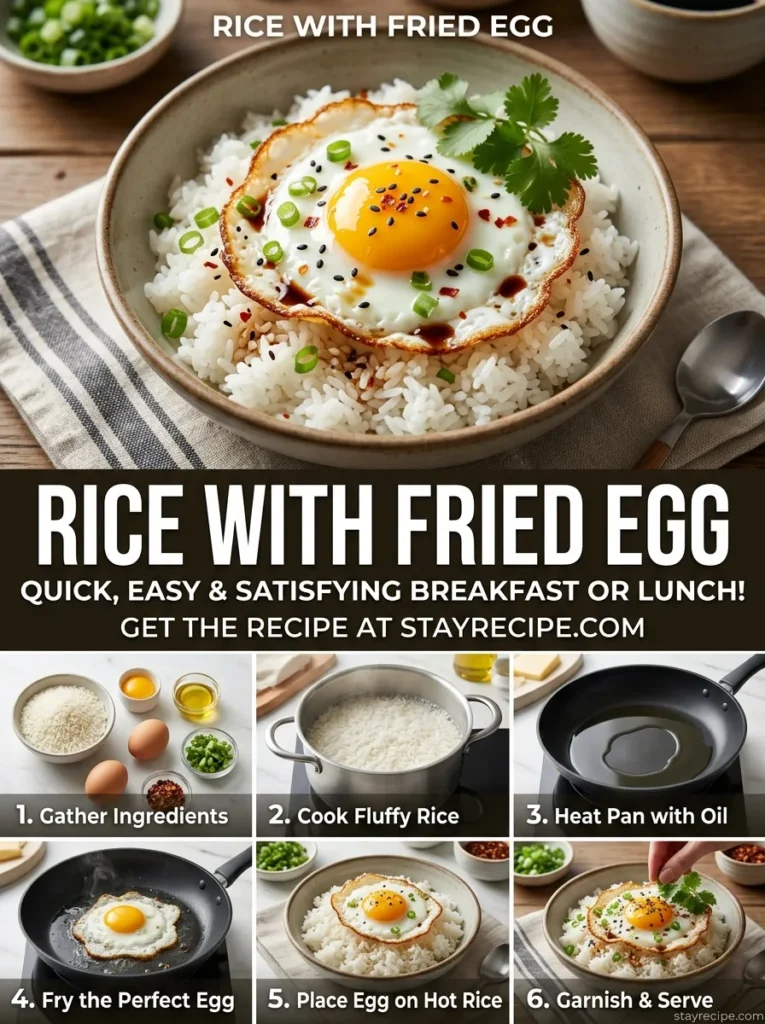 6 Rice With Fried Egg