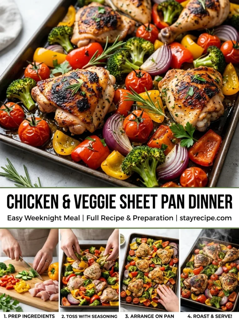 7 Chicken Veggie Sheet Pan Dinner