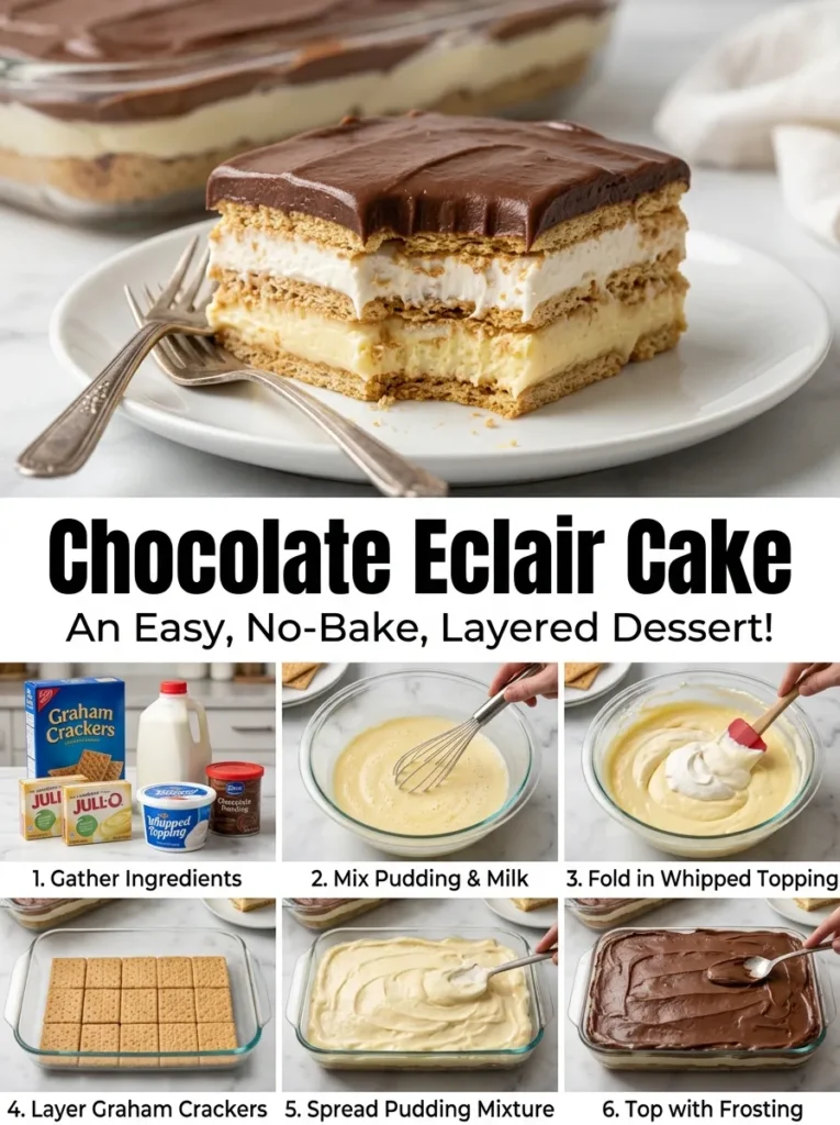 7  Chocolate Eclair Cake