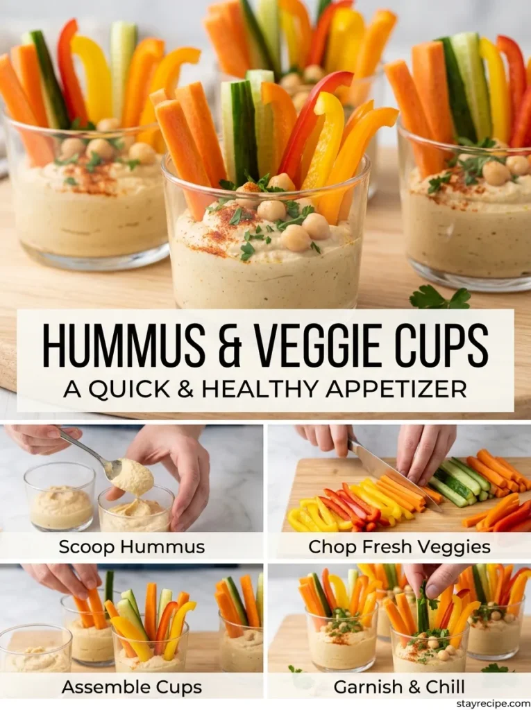 7  Hummus Veggie Cups