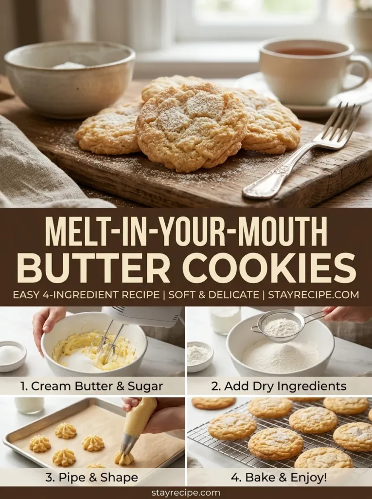 7 Melt In Your Mouth Butter Cookies