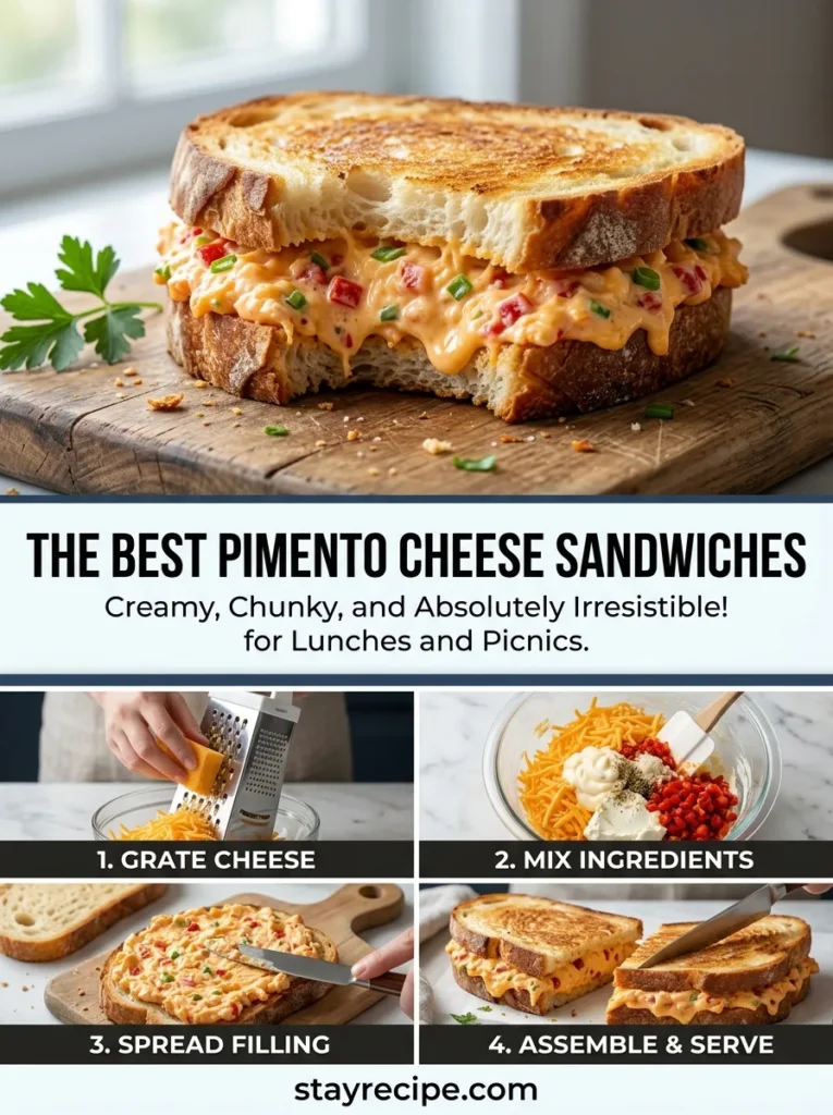 7  Pimento Cheese Sandwiches